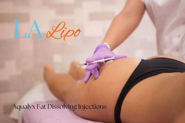 Woman having fat dissolving injections West Bromwich on thighs