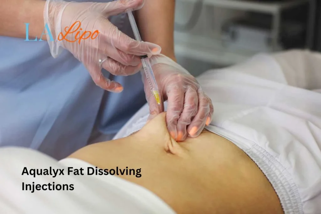 woman having fat dissolving injections West Bromwich in the stomach