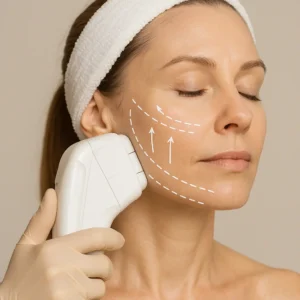 Woman having HI-FU to reduce wrinkles call LA LIPO West Bromwich Now!