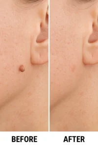 Skin tags removal West Bromwich before and after