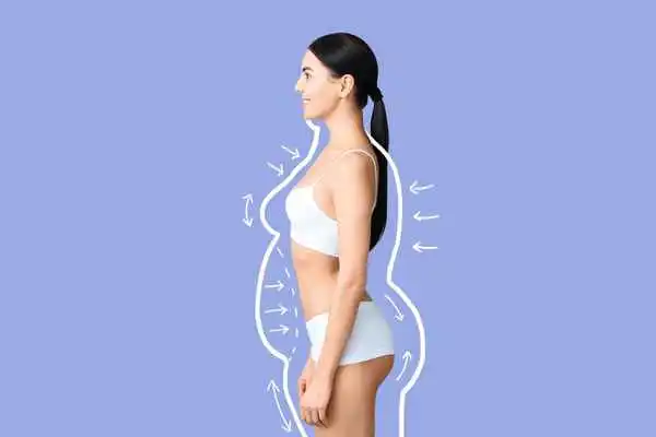 image of woman experiencing fat reduction treatment West Bromwich