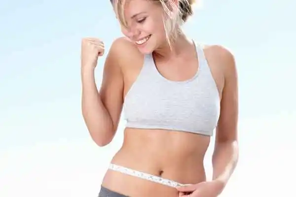 woman happy after fat reduction treatment West Bromwich